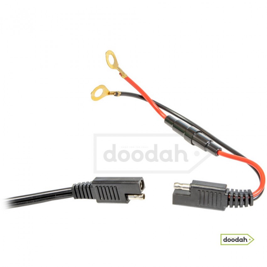 Мото USB зарядний пристрій з вольтметром на кермо - MotoMax 854, IP 65, Quick Charge, 6-30V, 3,4А